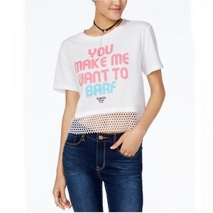 Nickelodeon Mesh Trim Clarissa Graphic T-Shirt Size Medium NEW